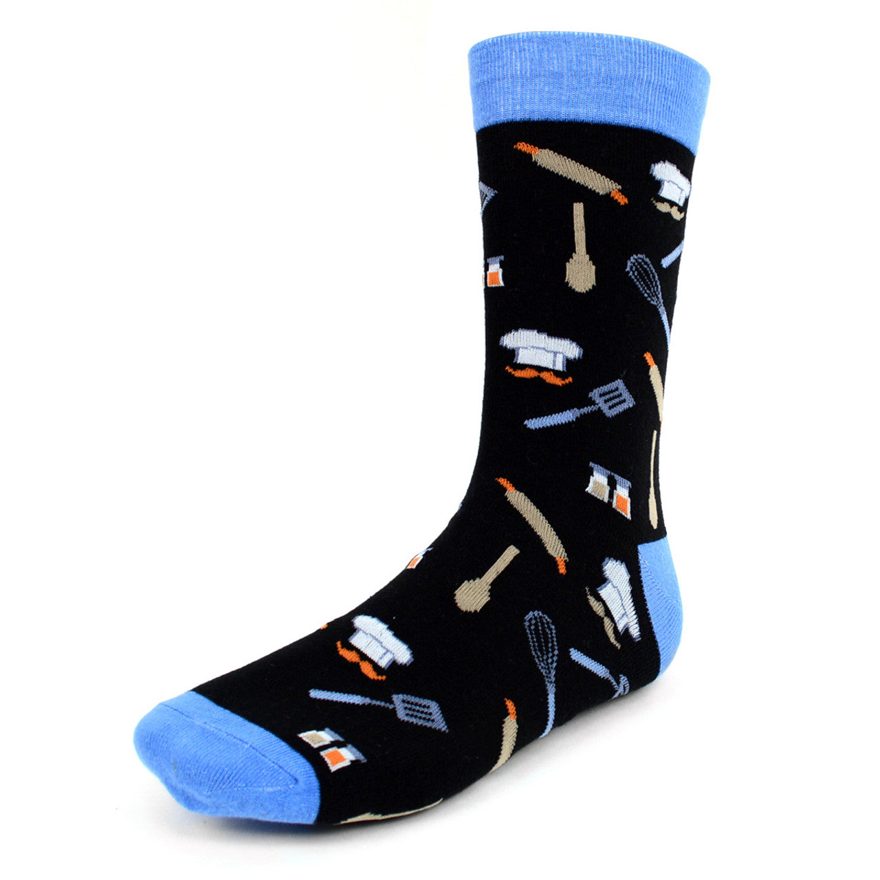 Mens's Chef's Special Culinary Crew Socks - Step Up Your Kitchen Game!