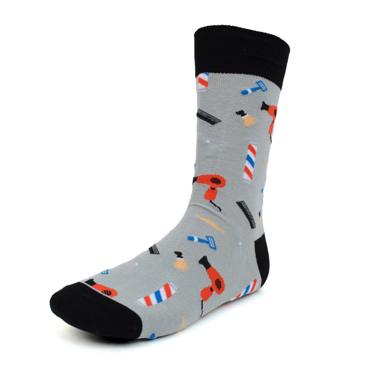 Men's Barber Shop Socks Barber Mens Gifts for Barbers and Hair Stylists