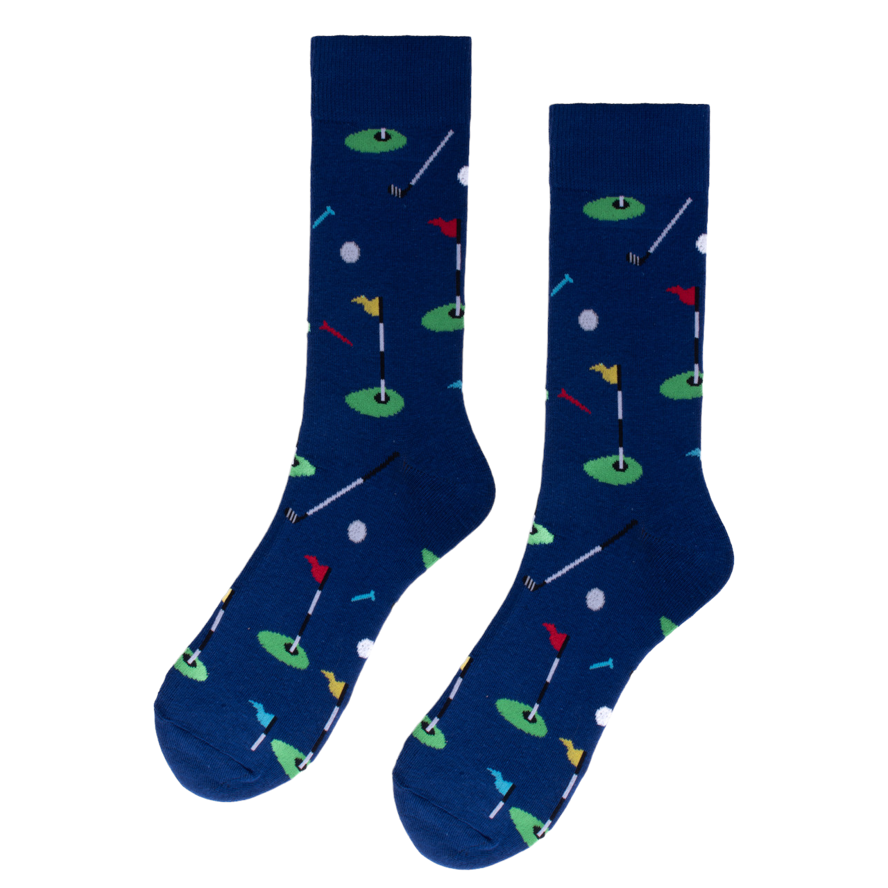 Men's Golf Crew Socks - Blue