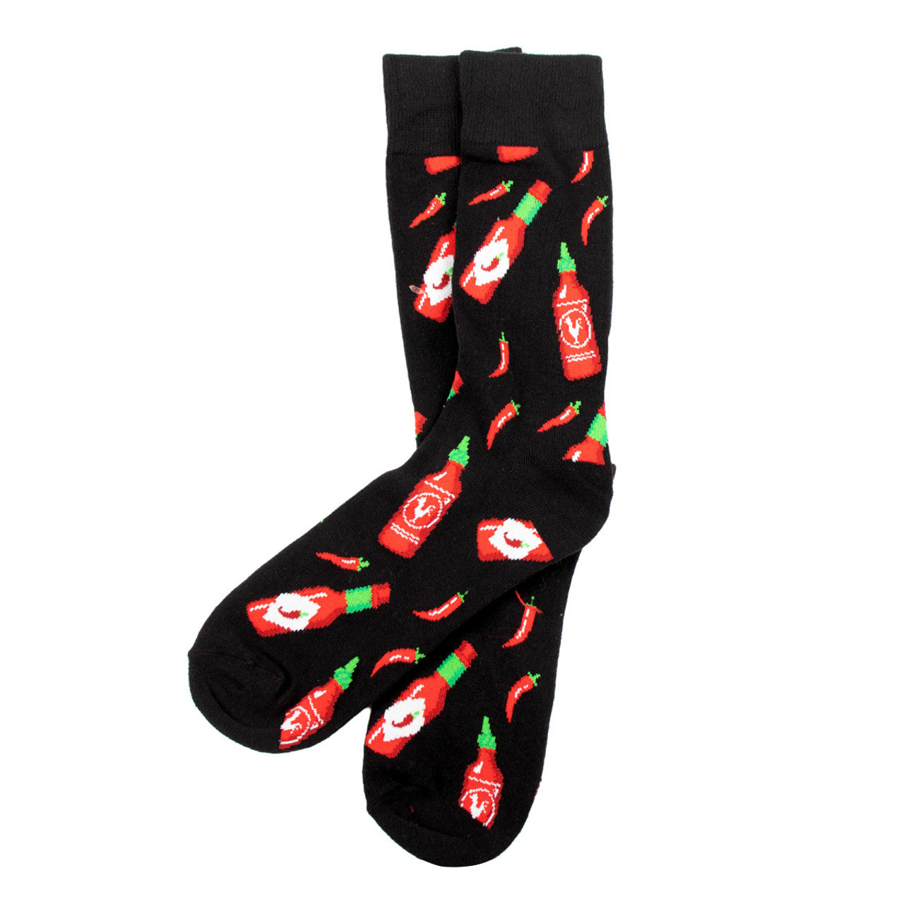 Mens Hot Sauce Socks - Black