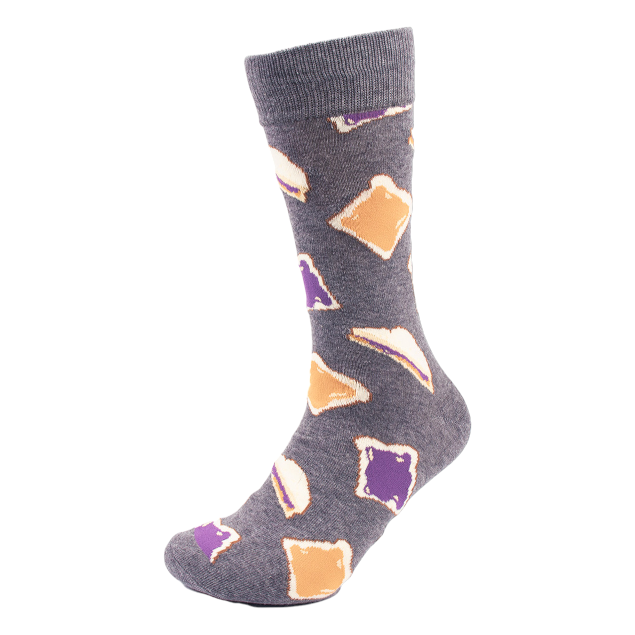 Men's Peanut Butter and Jelly Crew Socks - PB&J