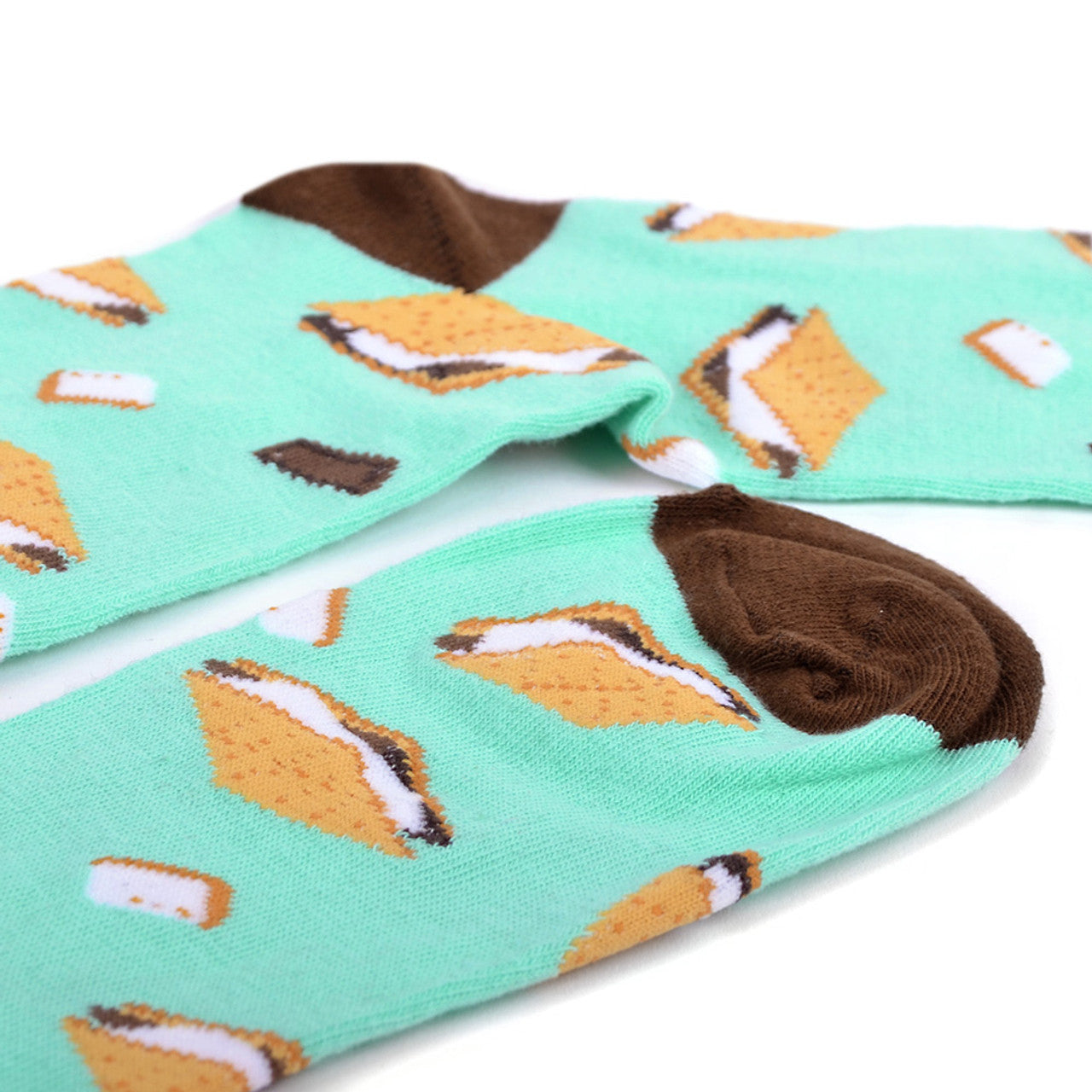 Men's S'mores Socks -  Sweet Style for Campers & Hikers!
