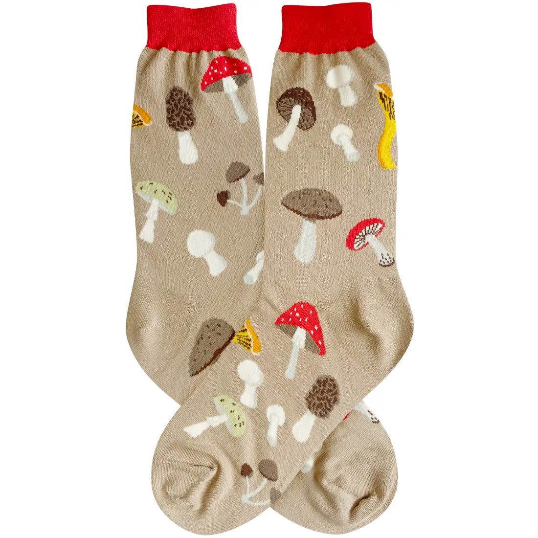 Women's Mushroom Socks - Fungi Lover Nature Socks
