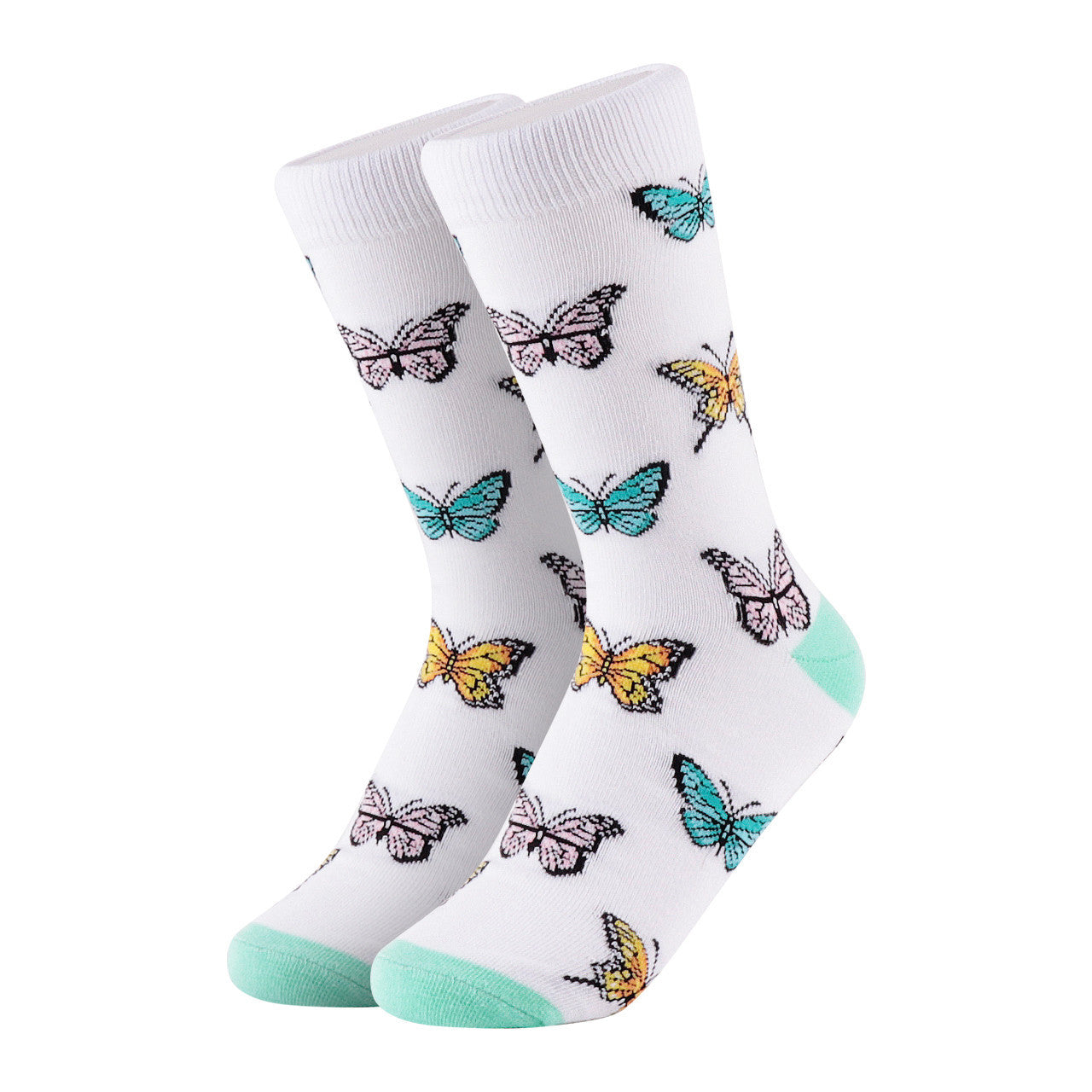 Women's Butterfly Socks (White)