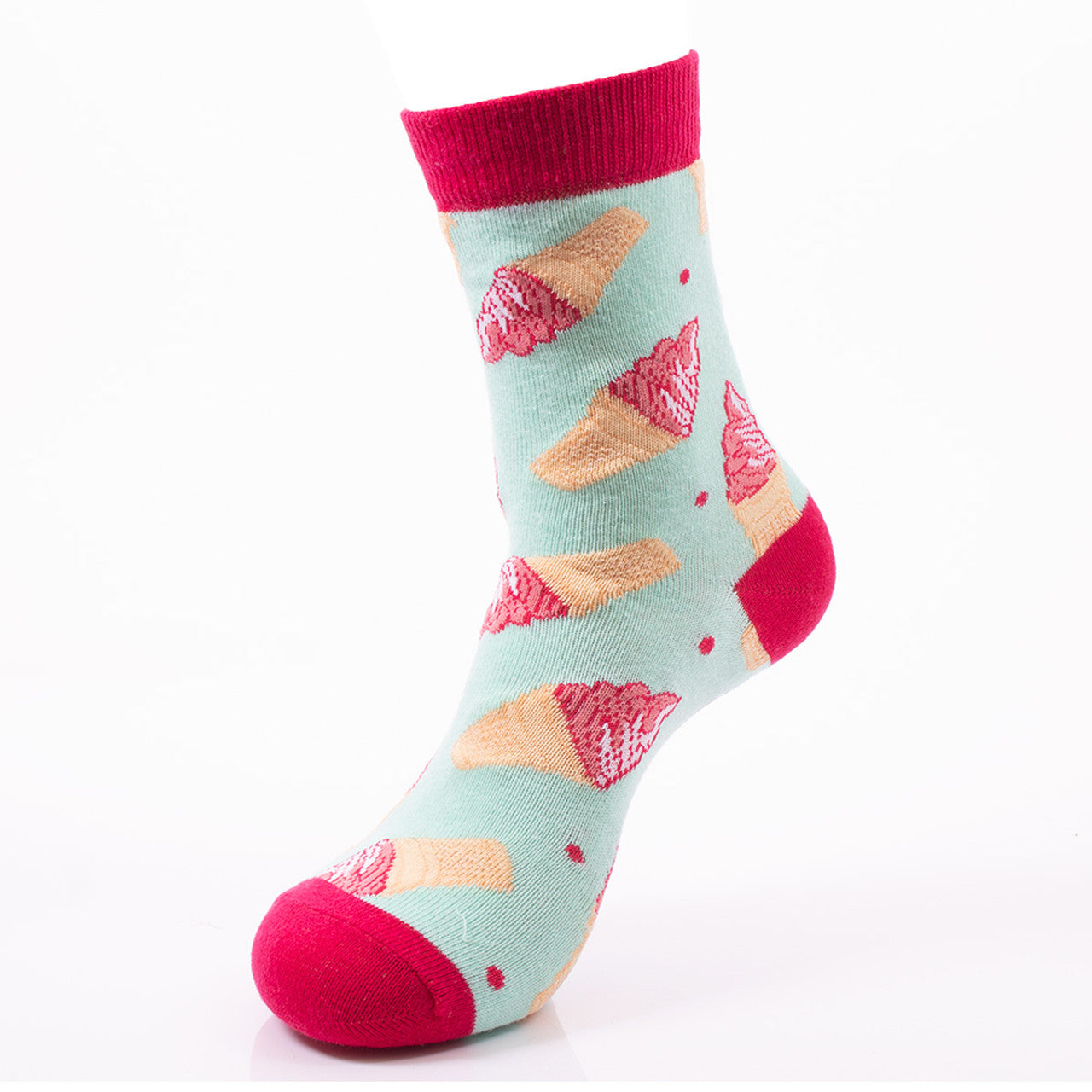 Women's Ice Cream Cone Socks
