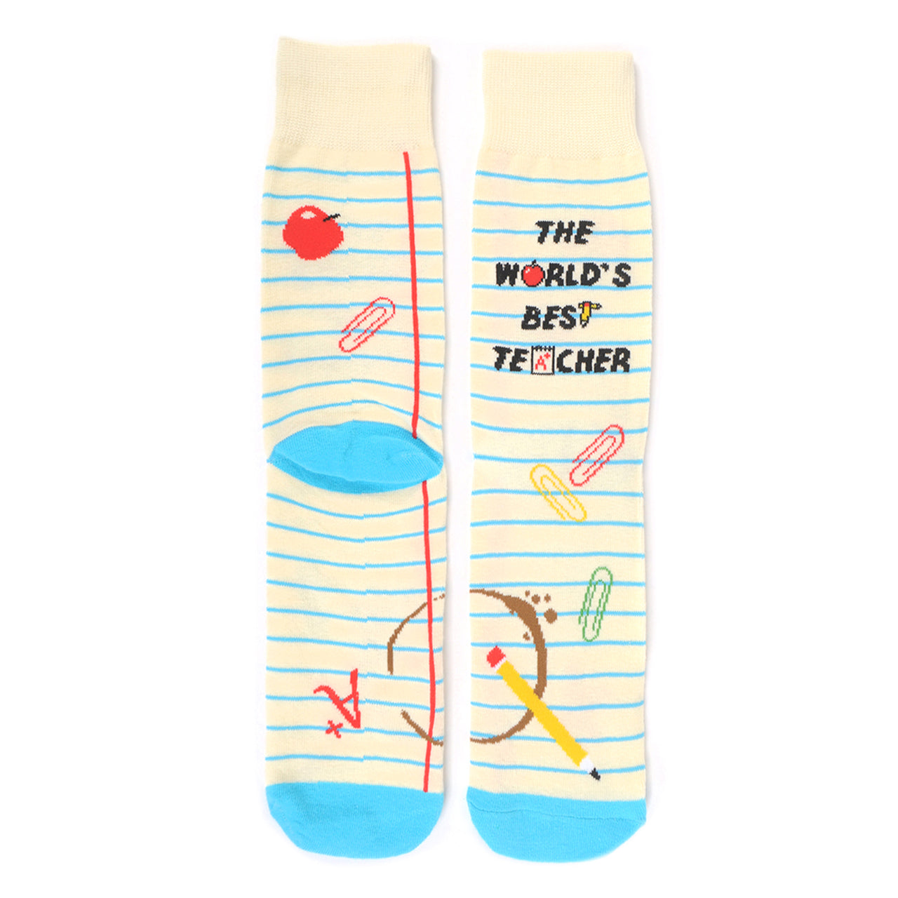 Men's World's Best Teacher Crew Socks