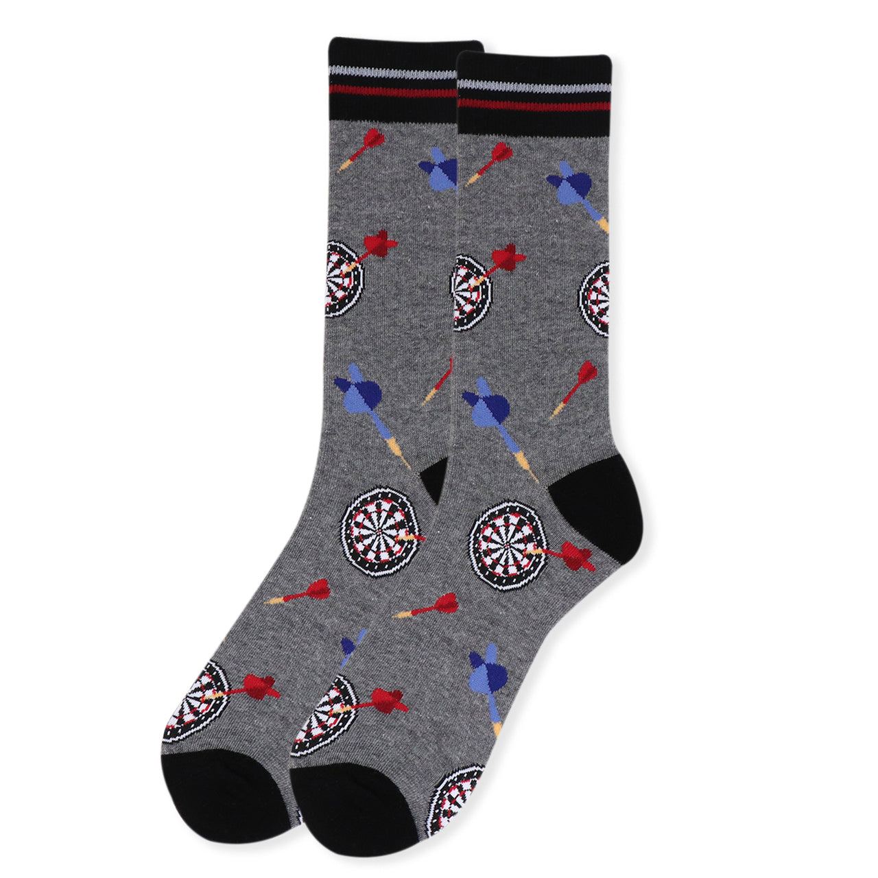 Men's Darts and Dartboard Game Crew Socks â Life is Socks