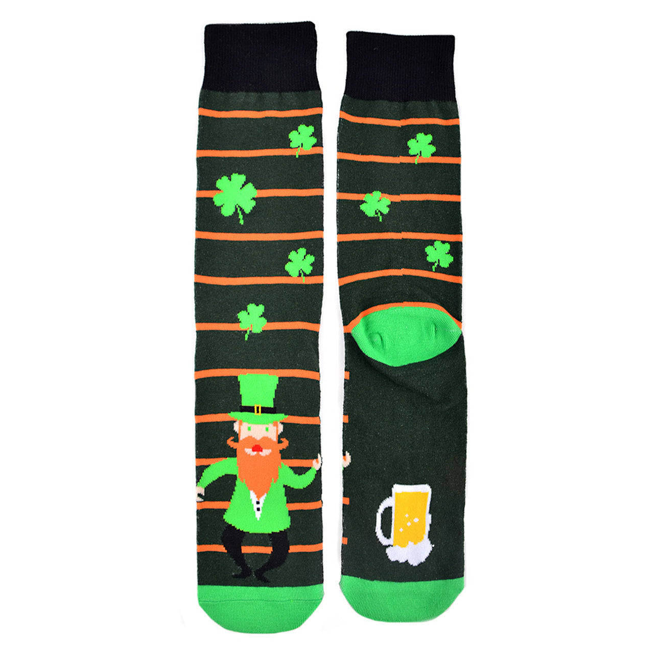 Men's St. Patrick's Leprechaun Socks - Clover and Beer