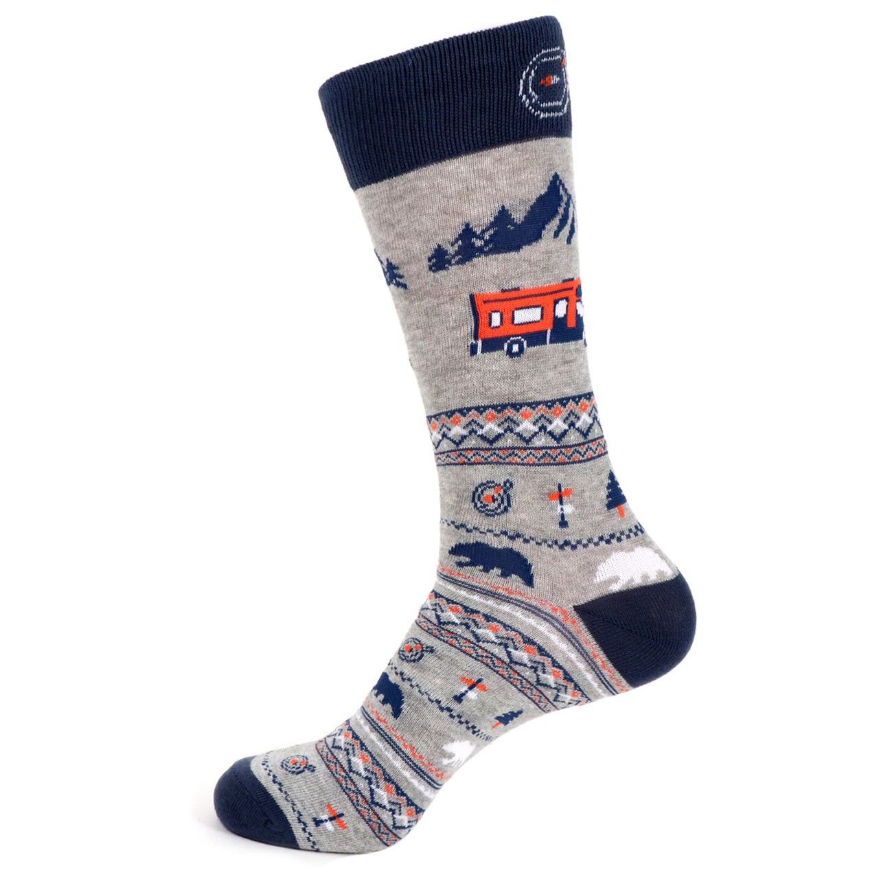 Men's Road Trip RV Crew Socks