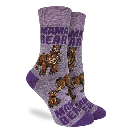 Women's Mama Bear Socks - Purple