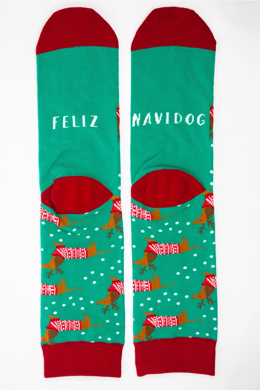 Women's Feliz Navidog Christmas Socks