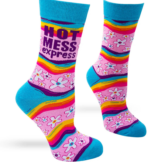 Women's Hot Mess Express Socks – Funny gift for her
