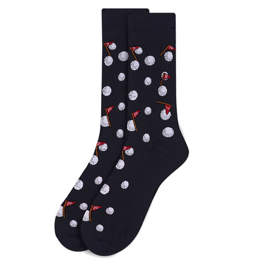 Men's Golf Crew Socks - Navy Blue