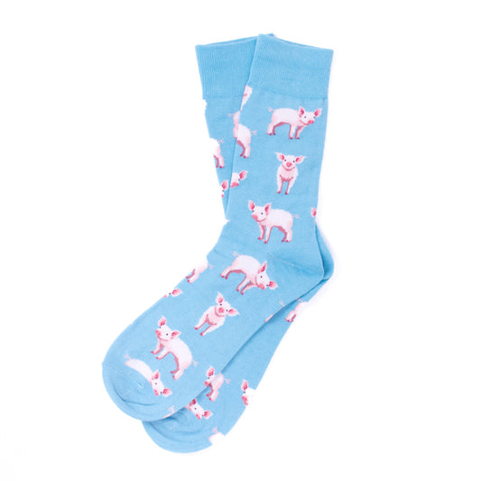 Men's Pig Crew Socks