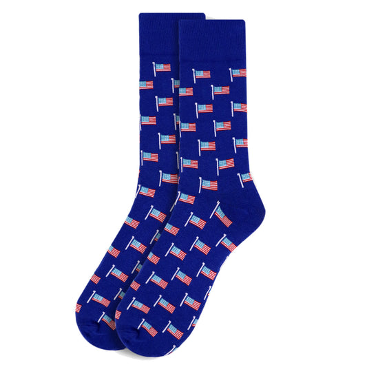 American flag socks gift for veterans and patriotic holidays