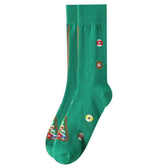 Mens Billiards Socks - Pool Game