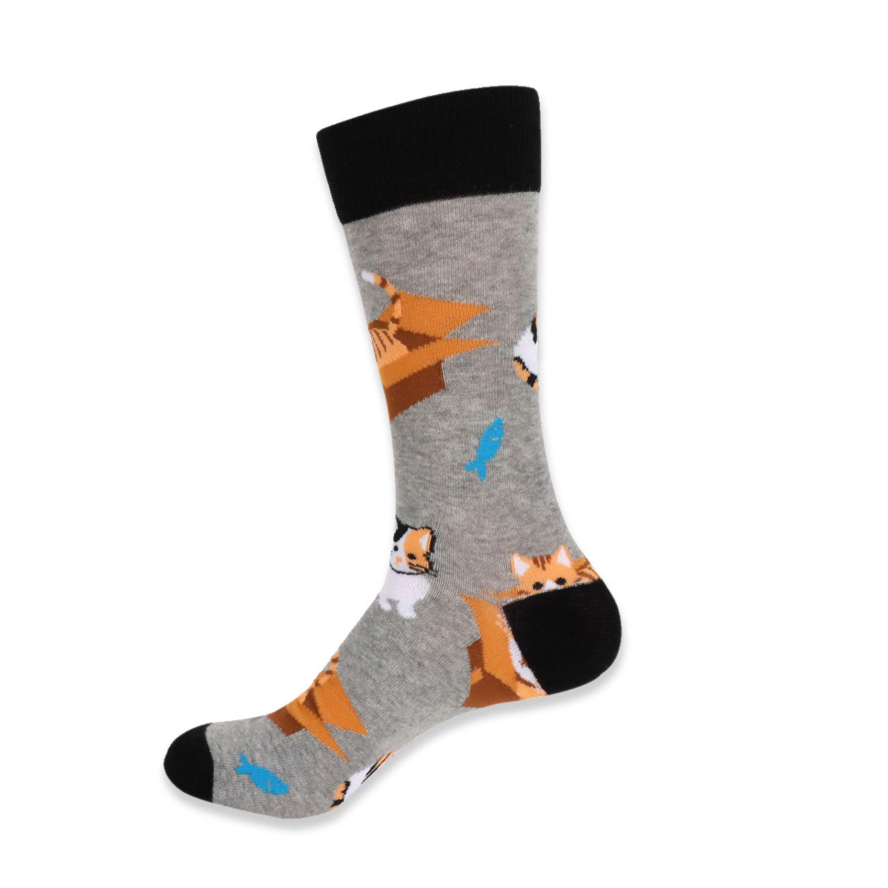 Men's Cat Crew Socks - Cat lover Socks