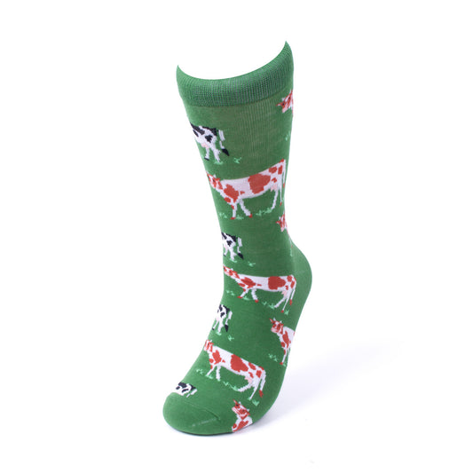 Men's Cow Crew Socks