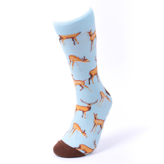 Men's Deer Crew Socks