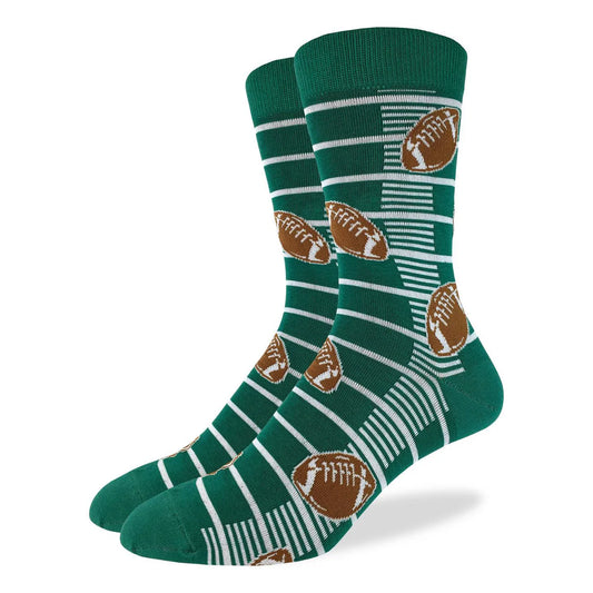 Men's Football Socks - Football Field and Footballs