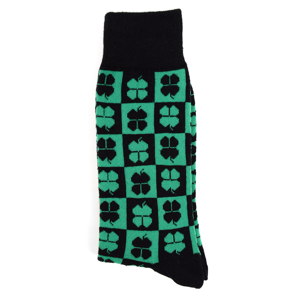 Mens Four Leaf Clover Socks - St. Patricks Day Socks