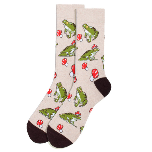 Men's Frog and Mushroom Woodland Socks