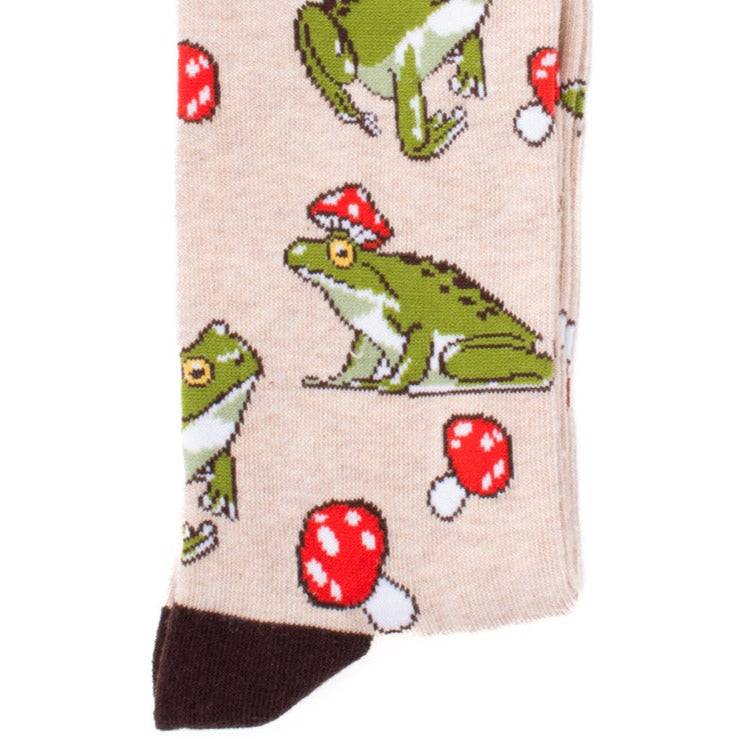 Men's Frog and Mushroom Woodland Socks