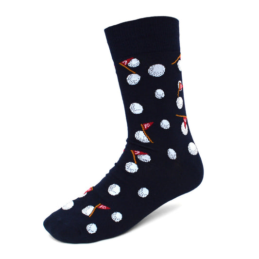 Men's Golf Crew Socks - Navy Blue