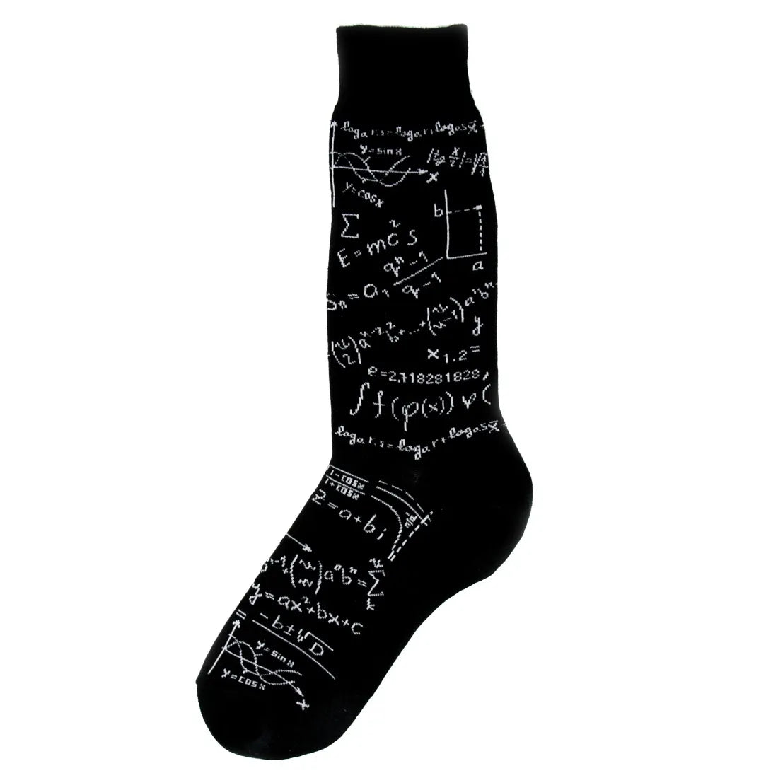 Math Fluffy Socks Men's Math Equation Socks - STEM socks – Life is Socks