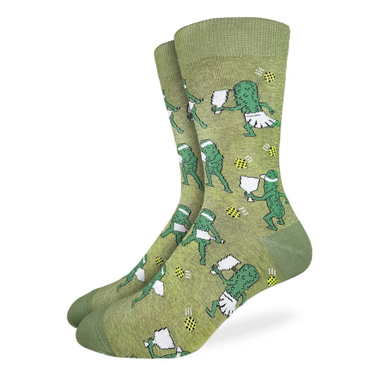 Men's Pickleball Socks - Green Pickles