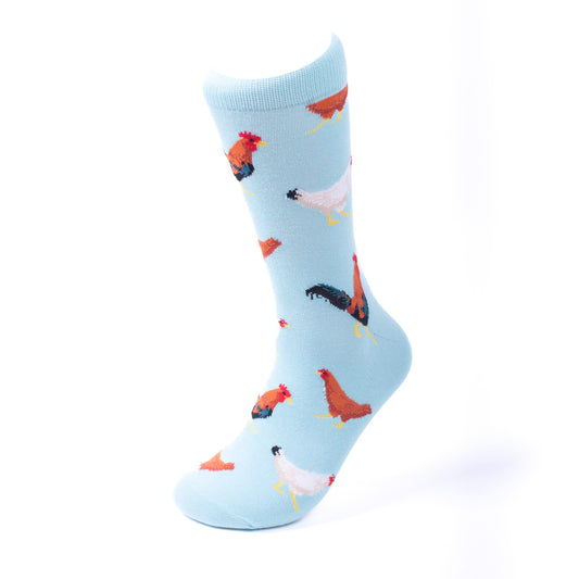 Men's Chicken Socks Rooster Socks Gift for Chicken Lover Farmer