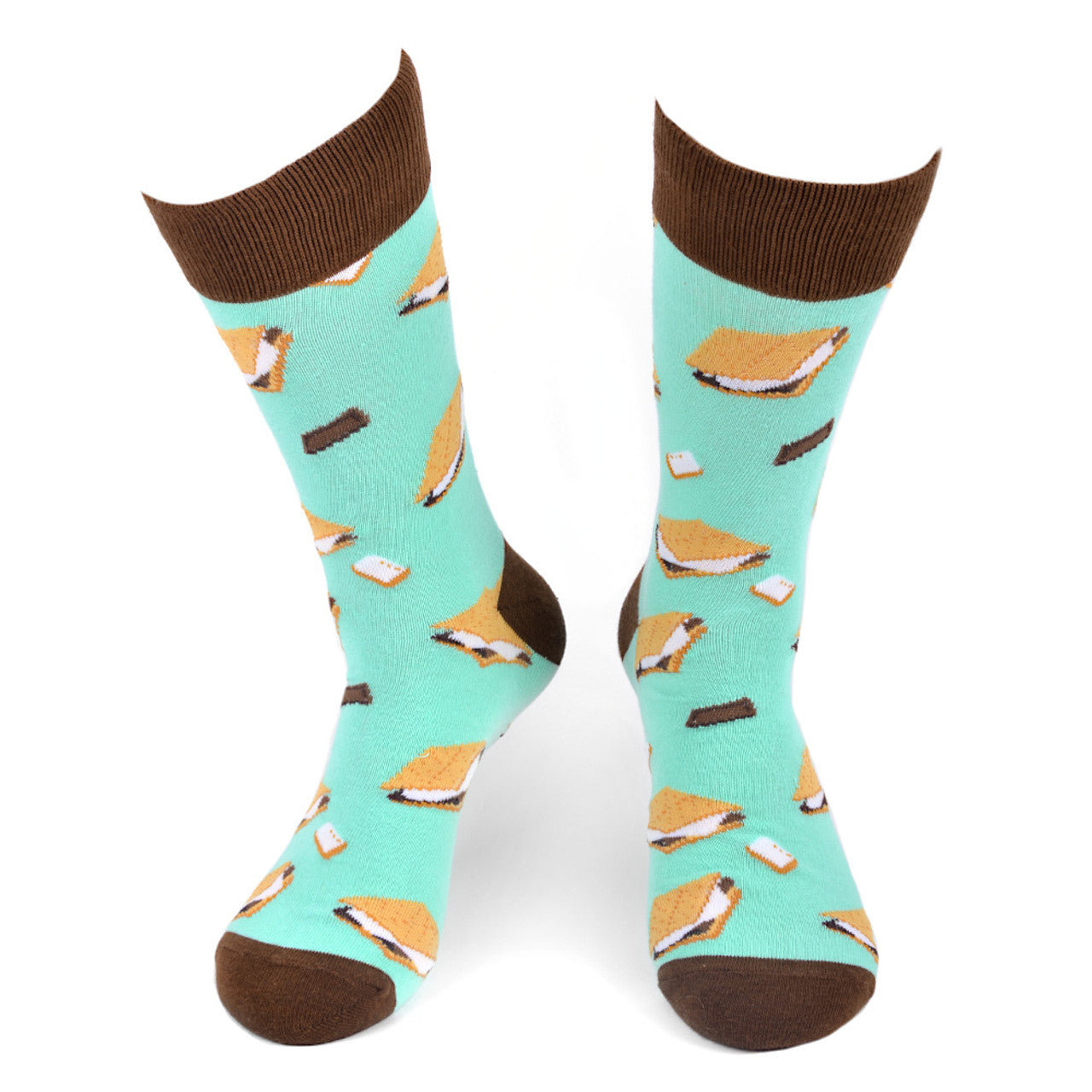 Men's S'mores Socks -  Sweet Style for Campers & Hikers!