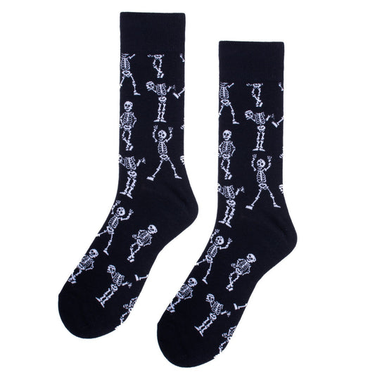 Mens Halloween Skeleton Socks