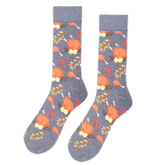 Men's Thanksgiving Turkey Socks