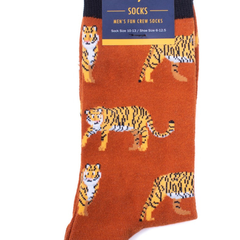 Men's Tiger Crew Socks - Unleash your inner strength