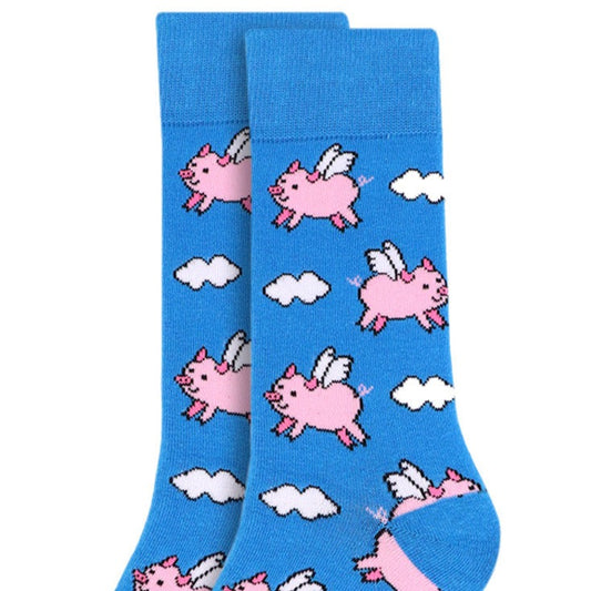 Mens When Pigs Fly Crew Socks