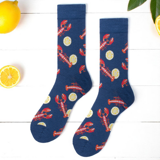 Men's Maine Lobster Crew Socks