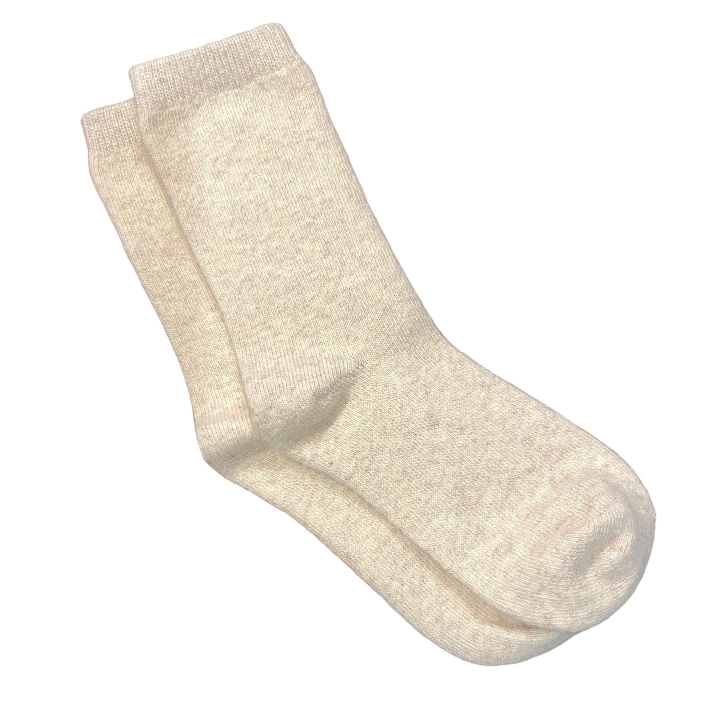 Women's Luxe Cashmere Lambswool Blend Socks - Sand