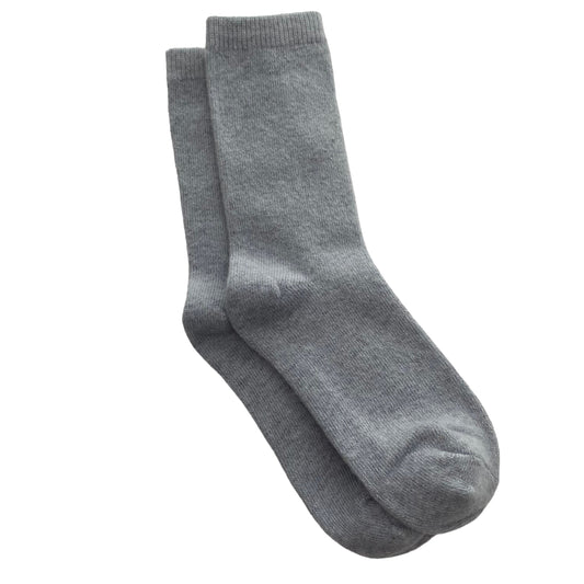 Women's Luxe Cashmere Lambswool Blend Socks - Light Gray