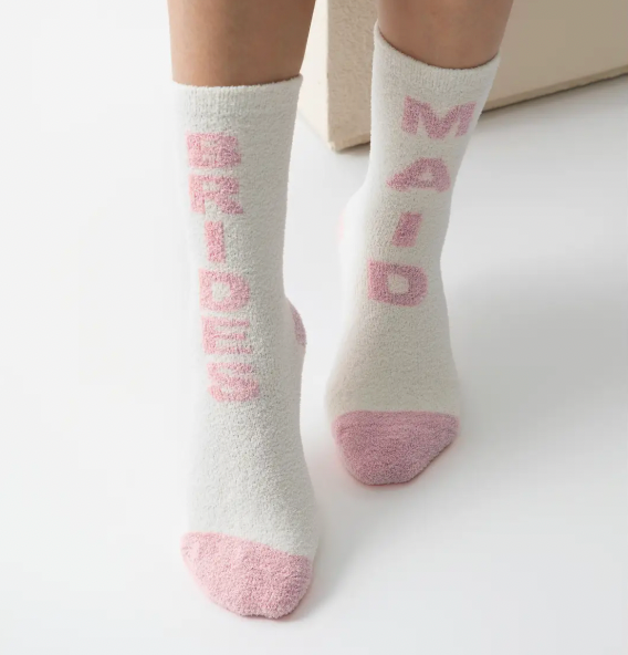 Women's Bridesmaid Socks – Wedding Day Essential