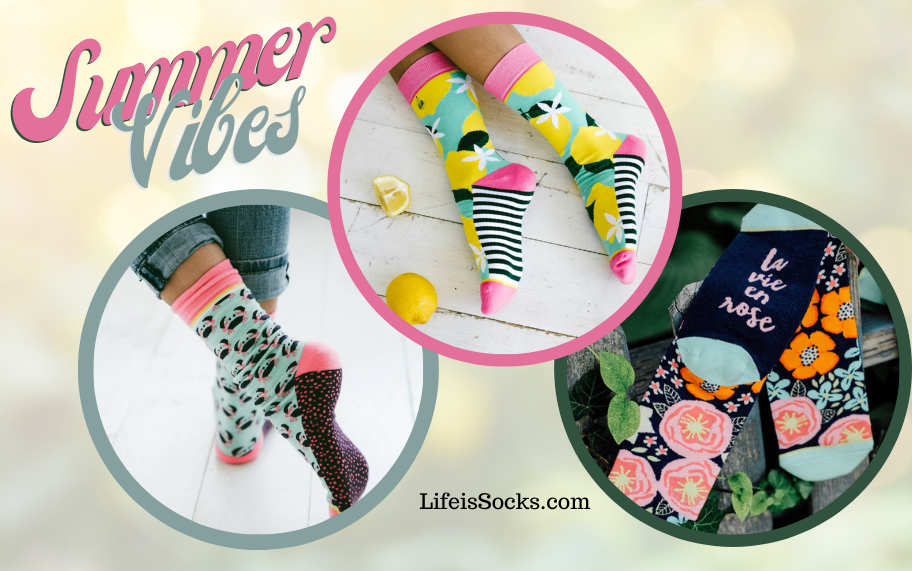 Socktastic Tuesday Sock Bundle - Women's Summer Vibes Socks (Set of 3)