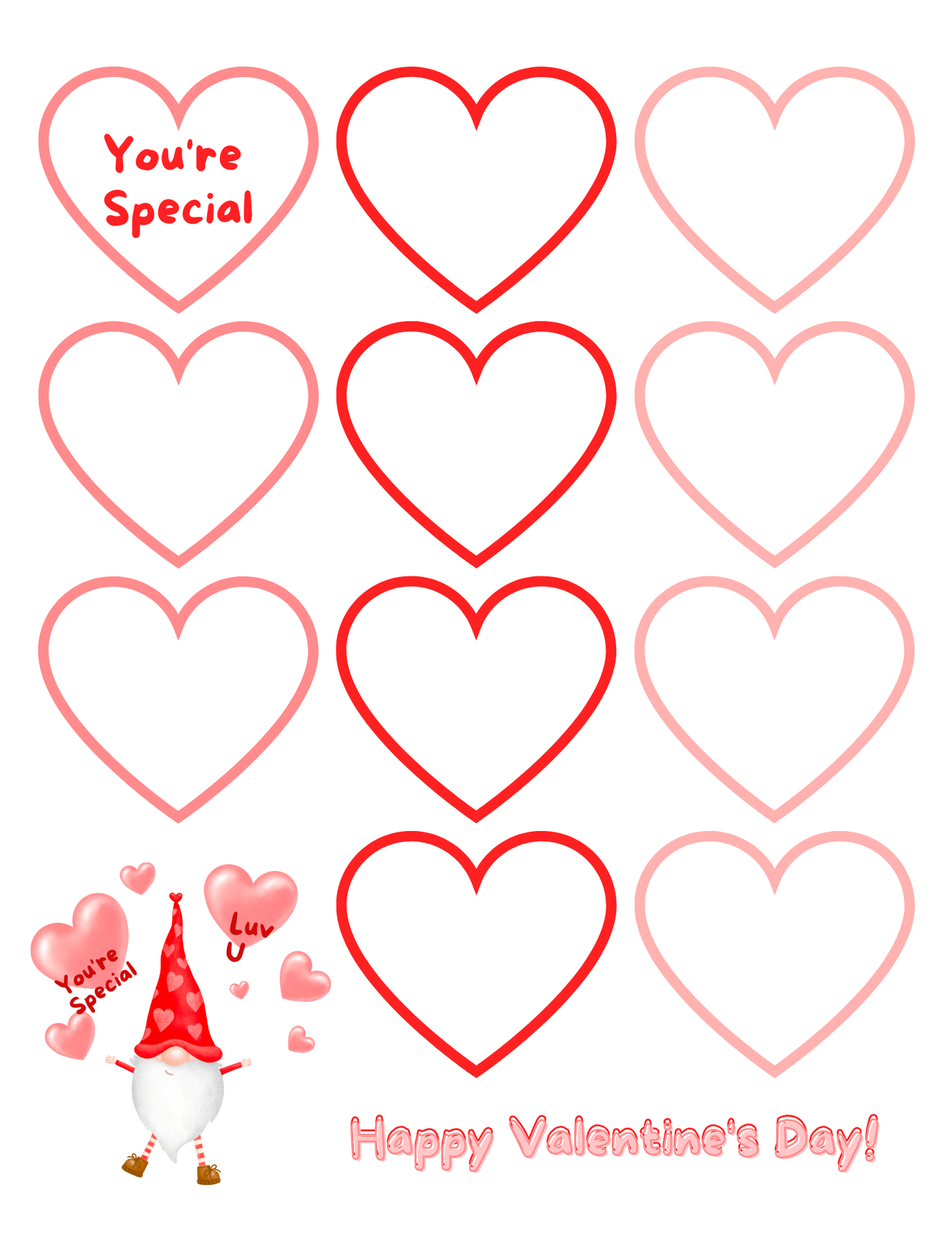 Valentine's Door Decor and Messages - Digital Download