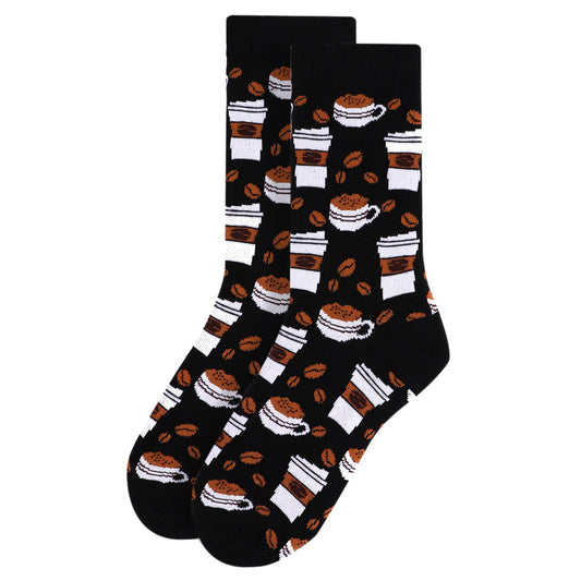 Women's Coffee Socks - Black