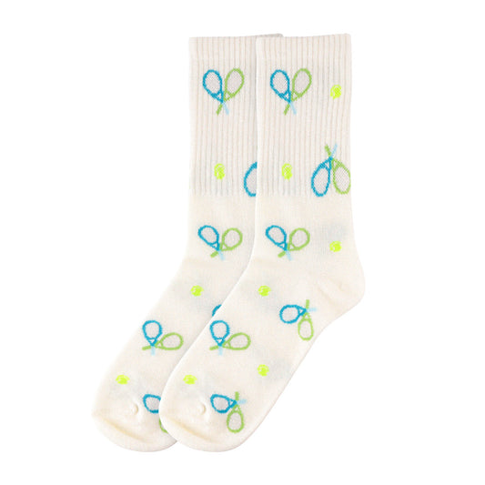 Women's Tennis Socks - Ribbed crew sock