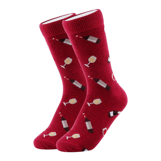 Women's Wine Socks - Burgundy