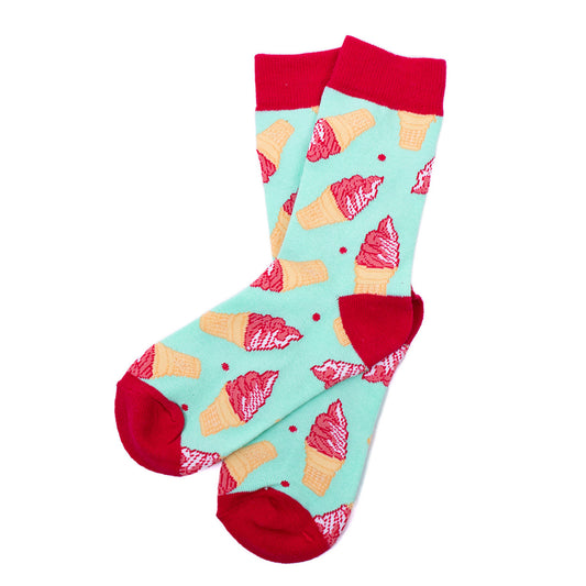 Women's Ice Cream Cone Socks