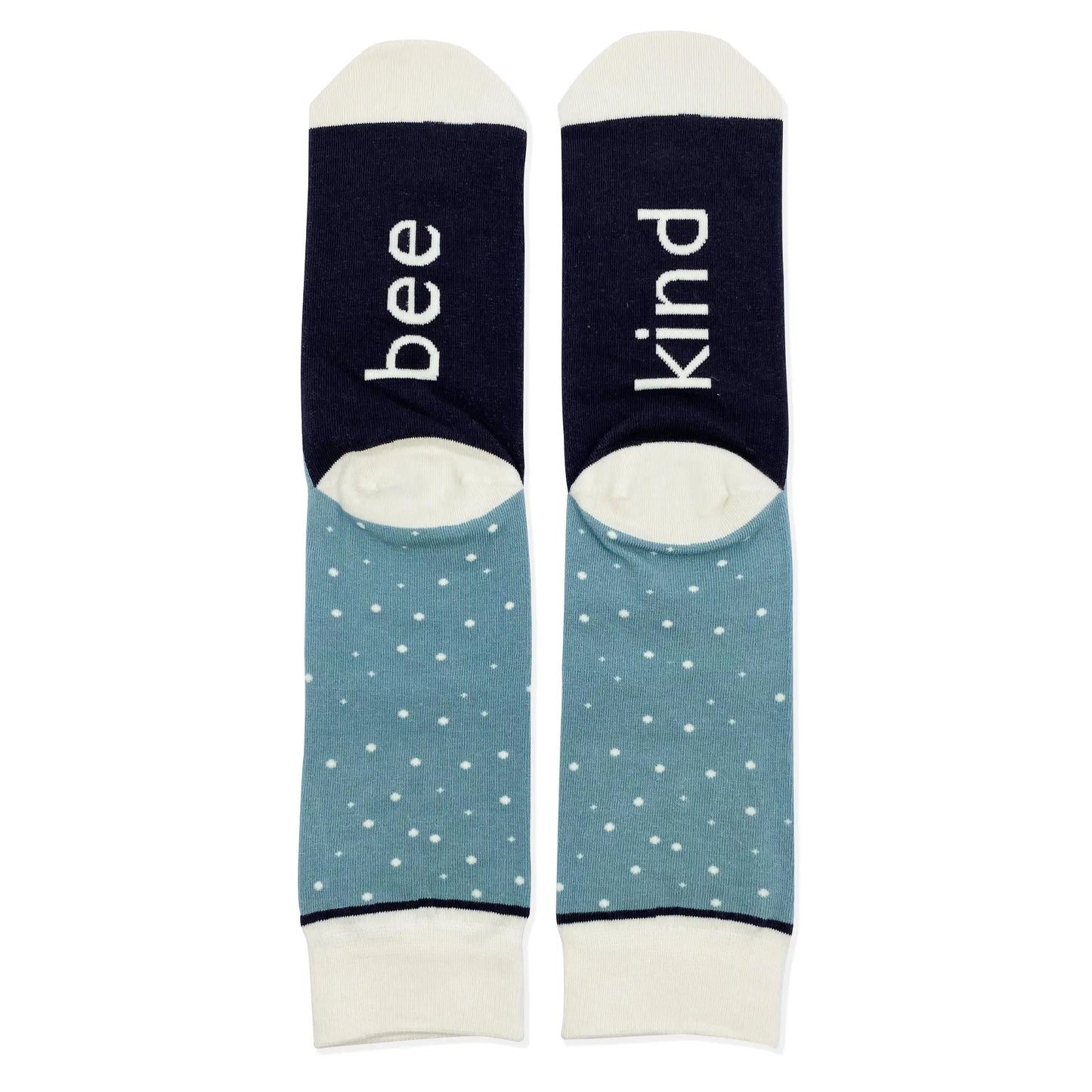 Womens Bee Kind Crew Sock - Save the Bees