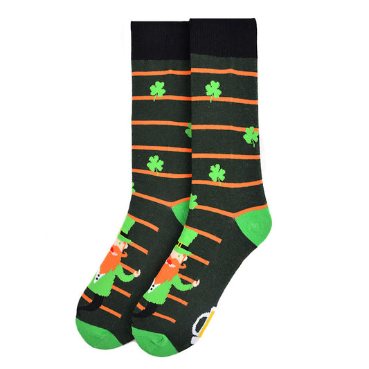 Men's St. Patrick's Leprechaun Socks - Clover and Beer