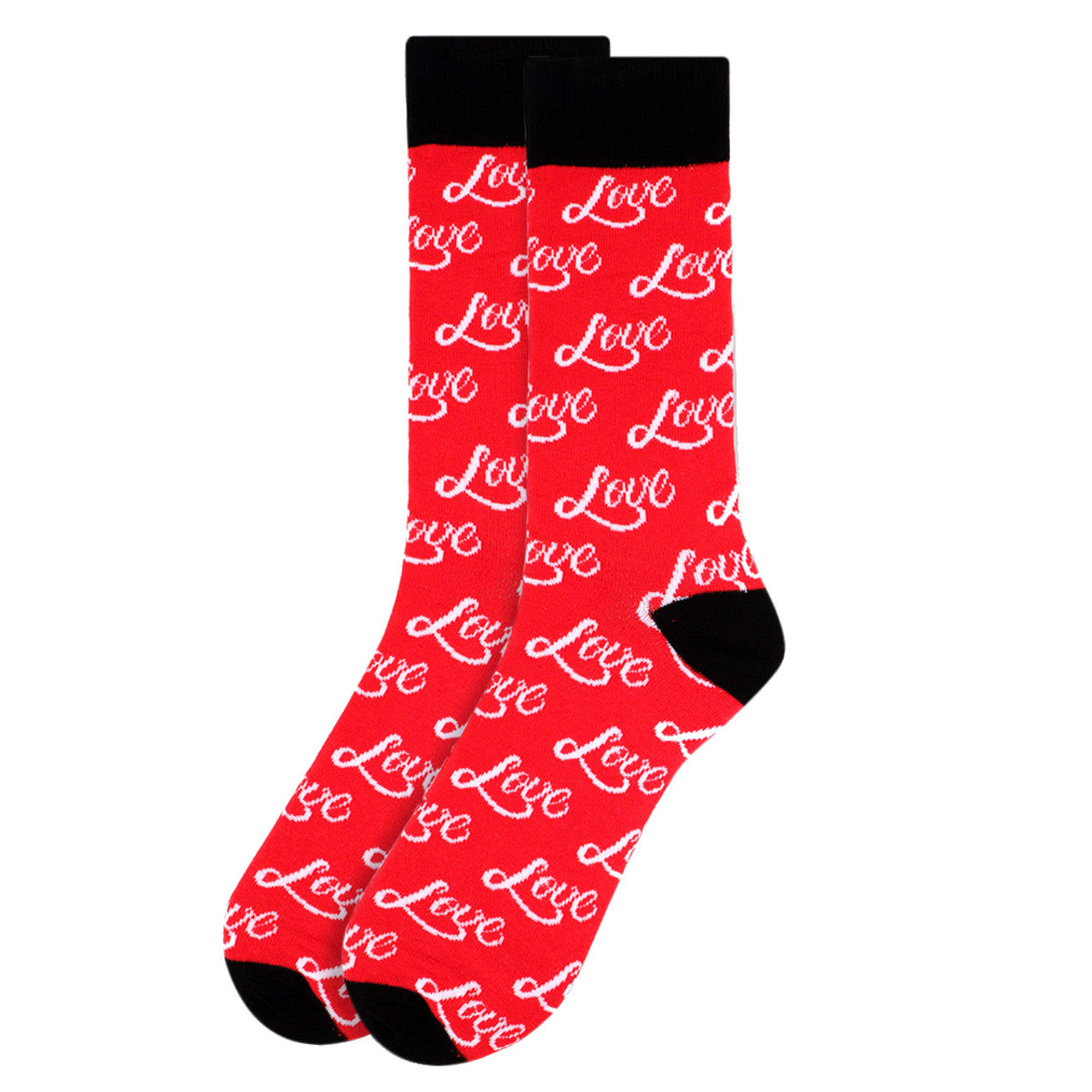 Men's Red Love Socks  - Valentine's Gift for Him