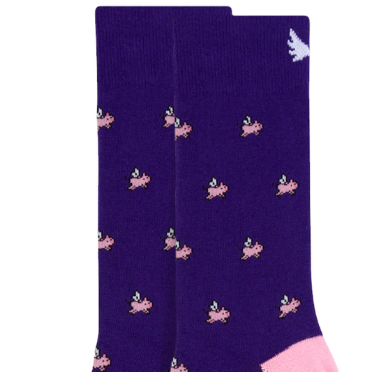Men's When Pigs Fly Crew Socks